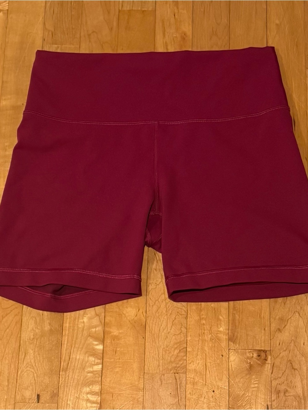 Lululemon Wunder Train High Rise Biker Shorts